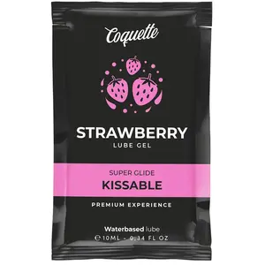Comparateur de prix : Coquette Lubrifiant à Base d'Eau Kissable Strawberry 10ml