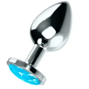 Comparateur de prix : Ohmama Plug Anal Acier Cristal Bleu L 1ut