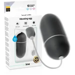 Online Waterproof Vibrateur d'Oeuf Noir 1ut