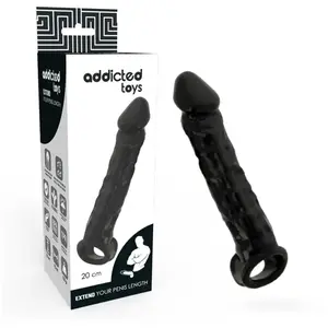Comparateur de prix : Addicted Toys Extension de pénis noir 1pc