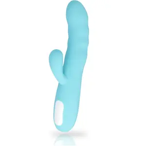 Mia Eiffel Vibrator Rotator Turquoise Blue 1pc pas cher
