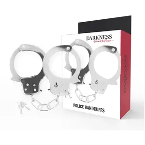 DARKNESS Menottes en Métal avec Clés - Évasion Sensuelle et Sécurisée pas cher