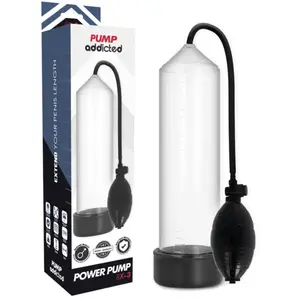 Pompe à Pénis Pump Addicted RX3 Transparent et Étanche - T1 pas cher