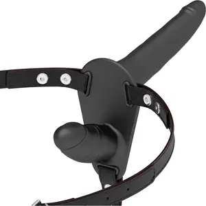 Comparateur de prix : Harnais Double Pénétration Ajustable pour Jeux Sensuels - Noir