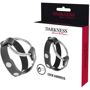 Comparateur de prix : Anneau Pénien et Testiculaire BDSM Darkness Ajustable