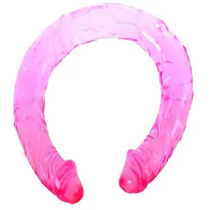 Double Dong 44,5 cm - Pénétration Double et Sensations Intenses - RoseVendu parplaisir-up