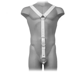 Harnais en Cuir Réglable pour Pratiques BDSM Masculines - TUVendu parplaisir-up