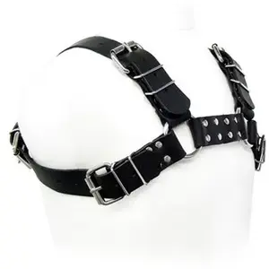 Harnais Bull Dog en Cuir pour Pratiques BDSM - TUVendu parplaisir-up