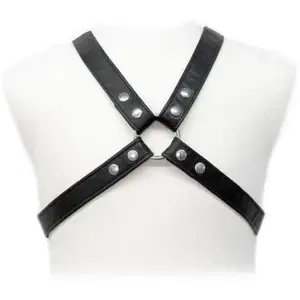 Harnais en Cuir Ajustable pour Pratiques BDSM - TUVendu paramazon