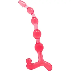 Comparateur de prix : Baile Bendy Twist Anal Beads Red 1ut