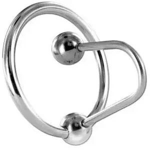 Anneau de Gland Métal avec Bouchon Ergonomique pas cher
