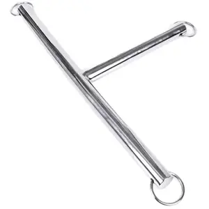 Barre de Soumission avec Menottes en Acier InoxydableVendu parplaisir-up
