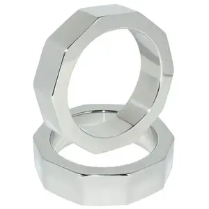 Anneau de Pénis et Décrou de Testicule 55 mm - Metal HardVendu parplaisir-up
