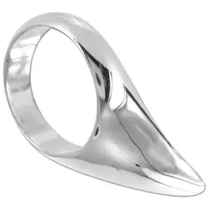Cockring Hypoallergénique Larme de Bite 55mm - Metal Hard pas cher