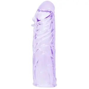 Housse de Pénis Stimulante 13 cm - Baile, Sensations Intenses - LilasVendu parplaisir-up