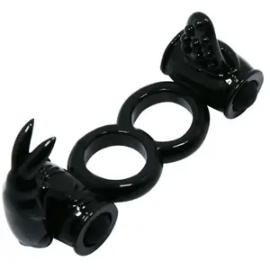 Comparateur de prix : Anneau Vibrant Sweet Ring avec Double Rabbit Stimulant
