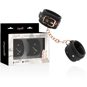 Menottes Fantasy en Cuir Vegan avec Doublure en Noprene pour Jeux Érot... pas cher