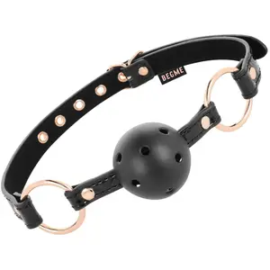 Comparateur de prix : Ball Gag Vegan Edition BEGME pour Jeux BDSM Sécurisés - Noir