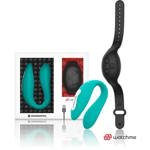 WEARWATCH Technologie sans fil Dual Pleasure Watchme Aigue-marine/noir de jais pas cher