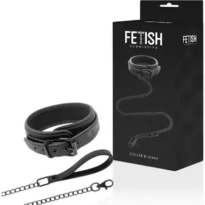 Collier BDSM en Noprène avec Chaîne Métallique DurableVendu parplaisir-up