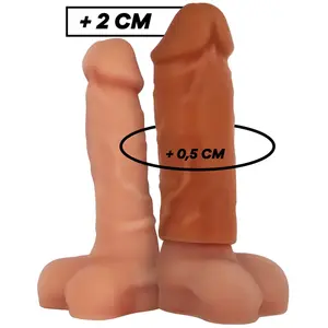 Comparateur de prix : VIRILXL Extension de Pénis en Silicone Liquide Marron V3 pour Plus de ...