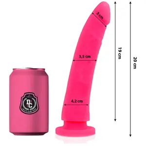 Comparateur de prix : Delta Club Toys Medical Silicone Dildo Pink 20x4cm 1ut