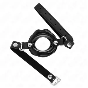 Bâton Lip 8 cm avec Sangle en Cuir Noir Ajustable 39-58 cm - KINK - No... pas cher