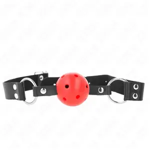 Comparateur de prix : Balle Respirante KINK 4 cm avec Double Rivet Rouge Ajustable 42-58 cm ...