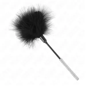 KINK Plumes chacouilles avec manche strass 27 cm Élégance et Sensual... pas cher