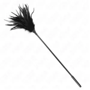 Comparateur de prix : Plumes de Chatouilles Noires 45 cm - KINK, Sensualité et Douceur - Noi...