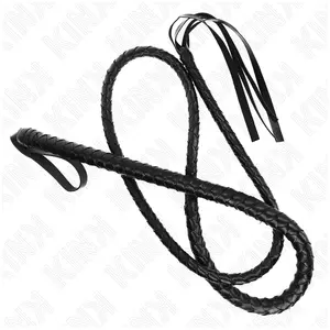 Fouet Long Serpent Noir 210 cm KINK   Puissance et Élégance pour Vos J... pas cher