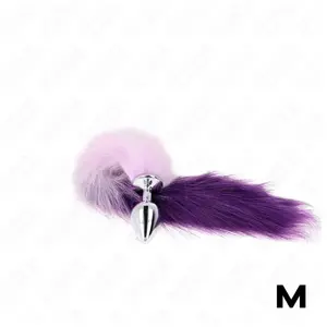 KINK Plug Anal Taille M avec Queue Synthétique Violet   Plaisir et Fan...Vendu parplaisir-up