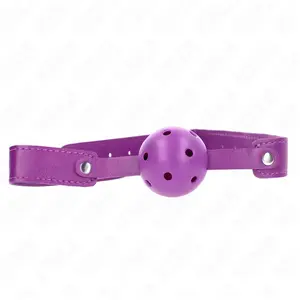 Comparateur de prix : Balle respirante violet 4,5 cm Gag pour BDSM et Soumission - Violet