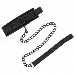 Collier et Laisse Adjustable KINK 77 cm pour Domination et Style pas cher