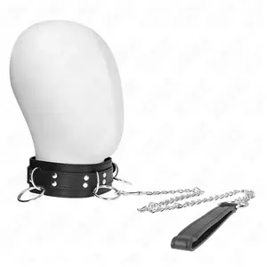 Comparateur de prix : KINK Collier Esclavage 3 Anneaux avec Sangle 80 cm   Élégance & Contrô...