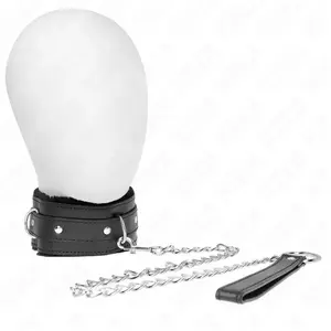 Comparateur de prix : Collier avec Laisse 65 cm Restrictive Noir 36-42 cm x 5,5 cm - Noir