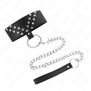 Comparateur de prix : Collier avec Ceinture 65 cm Réglable Rivet V Élégance et Contrôle