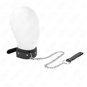 Comparateur de prix : Collier avec Laisse Réglable 65 cm pour Domination Élégante