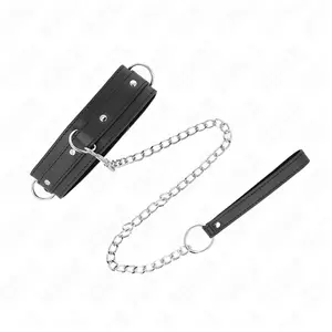 Comparateur de prix : KINK Collier avec Laisse 65 cm 3 Anneaux Modèle 1 Réglable pour Domina...