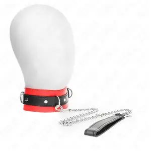 Comparateur de prix : KINK Collier avec Ceinture et Sangle Rouge 65 cm pour Domination et Él...