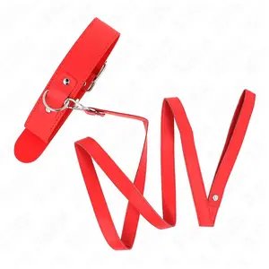 Comparateur de prix : Collier avec ceinture 116 cm et bracelet ajustable rouge KINK