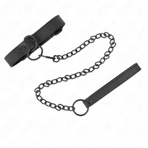 Comparateur de prix : Collier avec Laisse Ajustable 65 cm   Élégance et Contrôle KINK - Noir