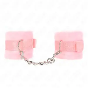 KINK Manchettes Débutant en Fourrure Rose 30 x 7 cm - Confort et Style... pas cher