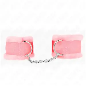 Comparateur de prix : KINK Appui-Poignets Doublés de Fourrure Rose Réglables 17-31 cm x 7 cm...