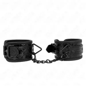 Comparateur de prix : Appui-Poignets Motif Diamant Noir Ajustables 17-26 cm x 5,5 cm - Noir