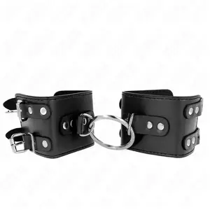 Comparateur de prix : KINK Appui-Poignets Fixes avec Anneau et Clous Réglables Noir 17-22 cm...