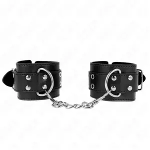 Appui-Poignets Double Boucle Noir Ajustable 19-26 cm KINK - Noir pas cher