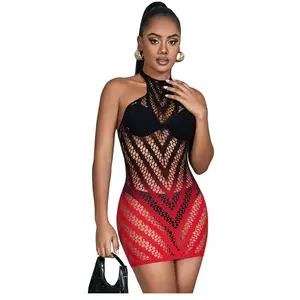 Robe Résille Dégradé Élastique Subblime pour une Élégance Sensuelle - ... pas cher