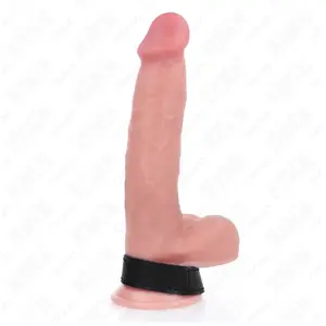 Comparateur de prix : Anneau pénis en cuir avec fermeture velcro 20 x 2 cm - KINK
