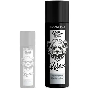 Lubrifiant Silicone ANAL RELAXING JOJOBA Black Hole 100ml pas cher